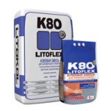 Клей для укладки плитки LITOFLEX K80  (LITOKOL)	5 кг				