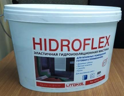 Гидроизоляционный состав HIDROFLEX 5 кг (ЛИТОКОЛ)